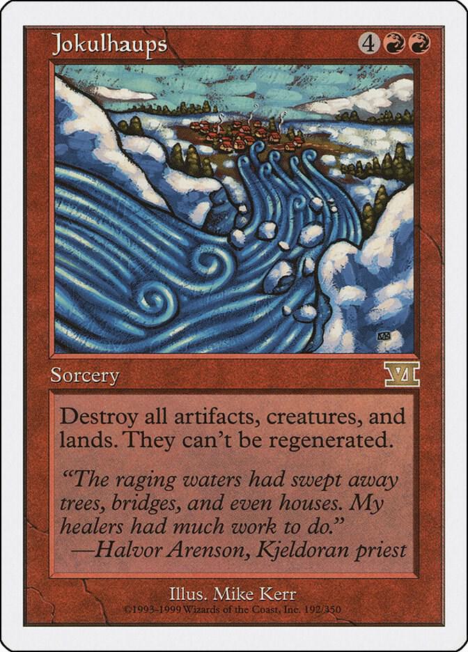 Jokulhaups 192 card from Classic Sixth Edition