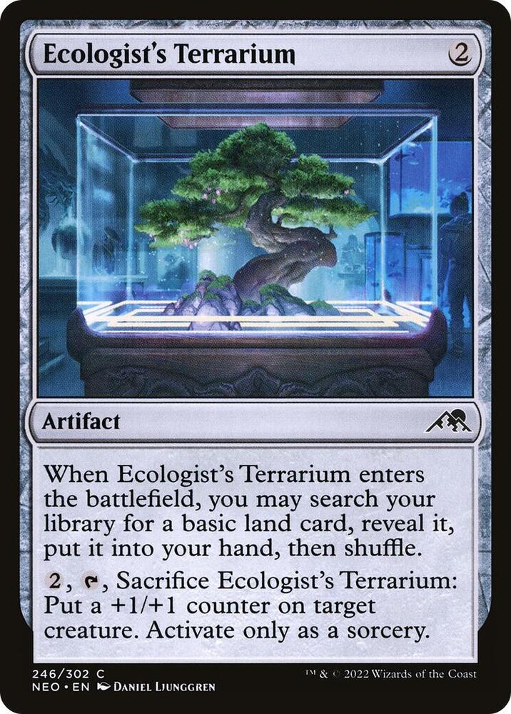 Ecologist's Terrarium 246 card from Kamigawa: Neon Dynasty