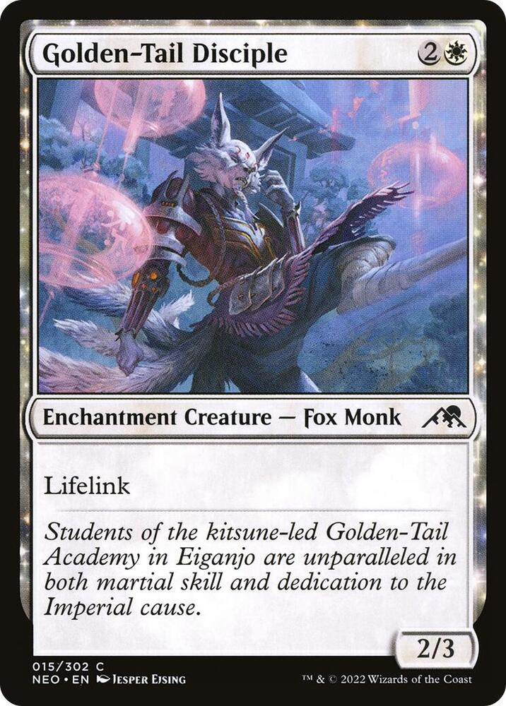 Golden-Tail Disciple 15 card from Kamigawa: Neon Dynasty