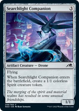 Searchlight Companion 258 card from Kamigawa: Neon Dynasty
