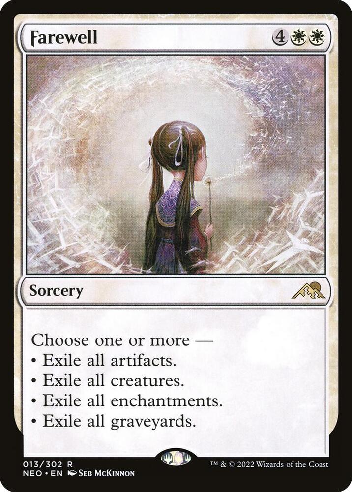 Farewell 13 card from Kamigawa: Neon Dynasty