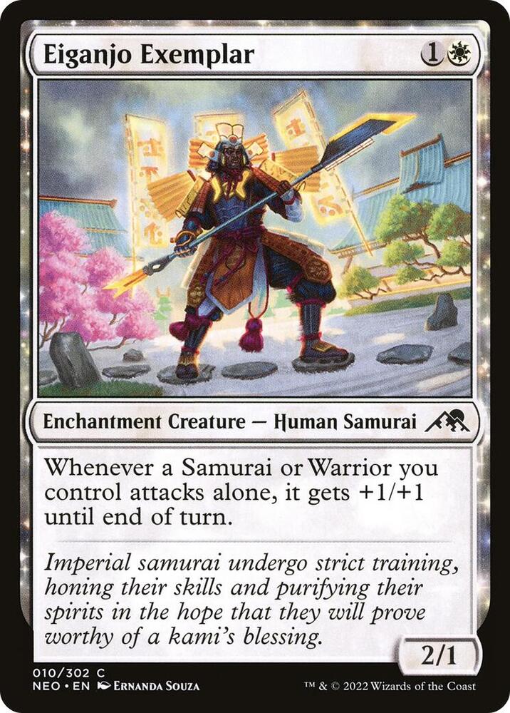Eiganjo Exemplar 10 card from Kamigawa: Neon Dynasty
