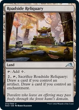 Roadside Reliquary 272 card from Kamigawa: Neon Dynasty