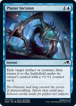 Planar Incision 72 card from Kamigawa: Neon Dynasty