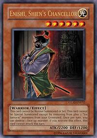 Enishi, Shien's Chancellor GLAS-EN032 card from Gladiator's Assault