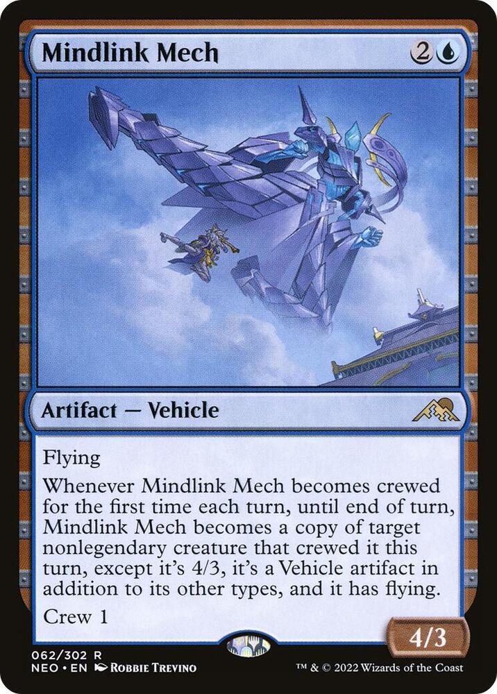 Mindlink Mech 62 card from Kamigawa: Neon Dynasty