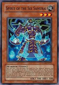 Spirit of the Six Samurai GLAS-EN033 card from Gladiator's Assault