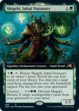 Shigeki, Jukai Visionary (Extended Art) 480 card from Kamigawa: Neon Dynasty