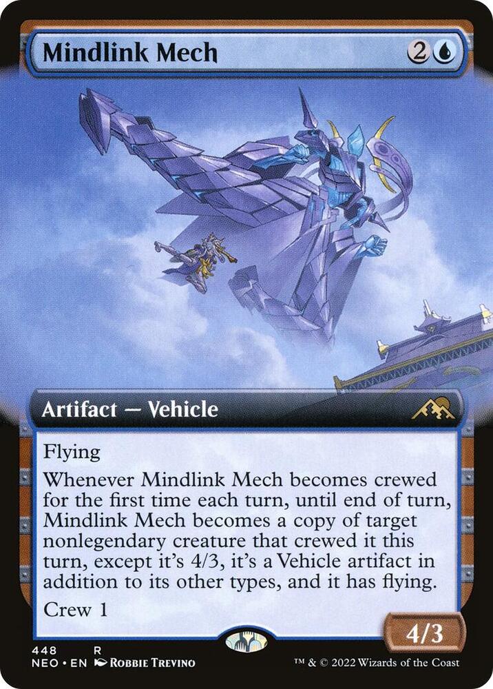Mindlink Mech (Extended Art) 448 card from Kamigawa: Neon Dynasty