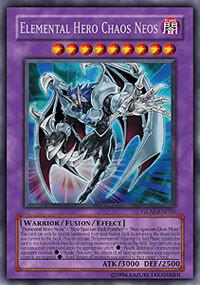 Elemental Hero Chaos Neos GLAS-EN036 card from Gladiator's Assault