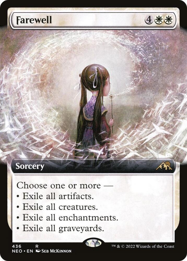 Farewell (Extended Art) 436 card from Kamigawa: Neon Dynasty