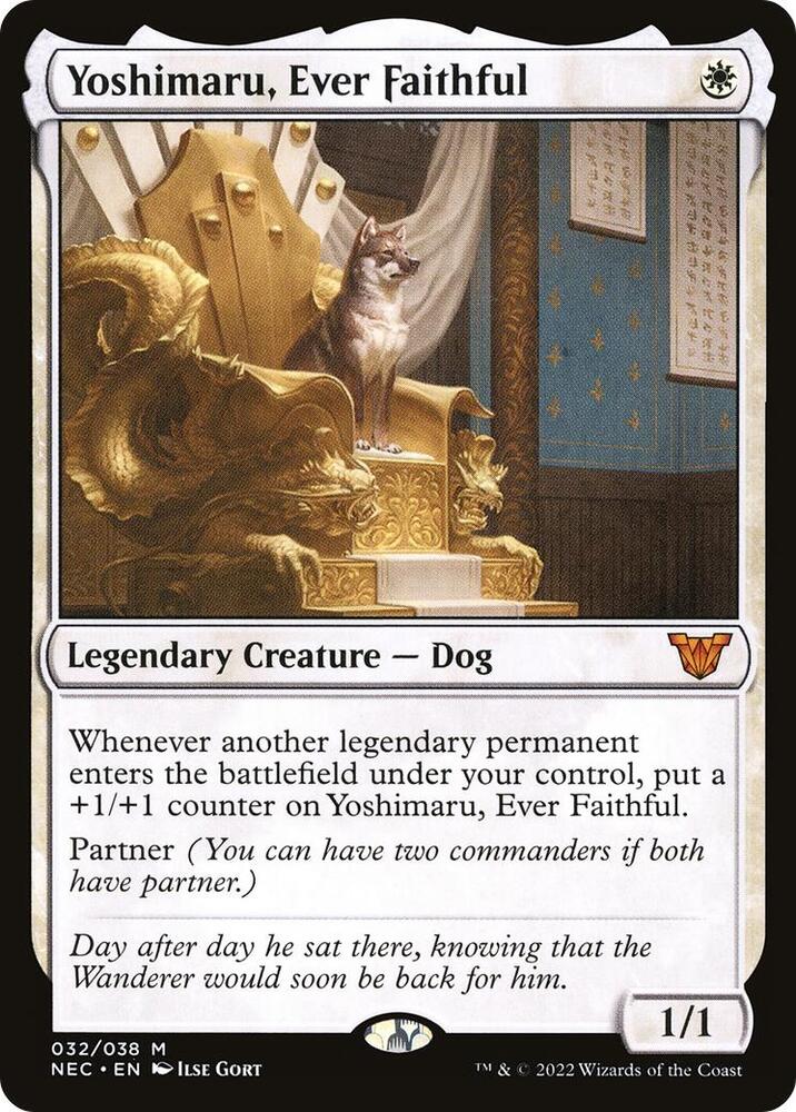 Yoshimaru, Ever Faithful 32 card from Commander: Kamigawa: Neon Dynasty