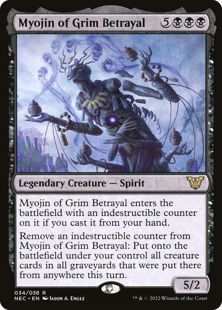 Myojin of Grim Betrayal 34 card from Commander: Kamigawa: Neon Dynasty