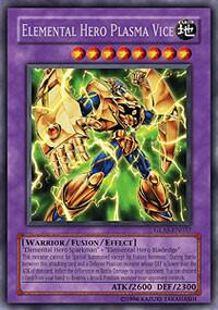 Elemental Hero Plasma Vice GLAS-EN037 card from Gladiator's Assault