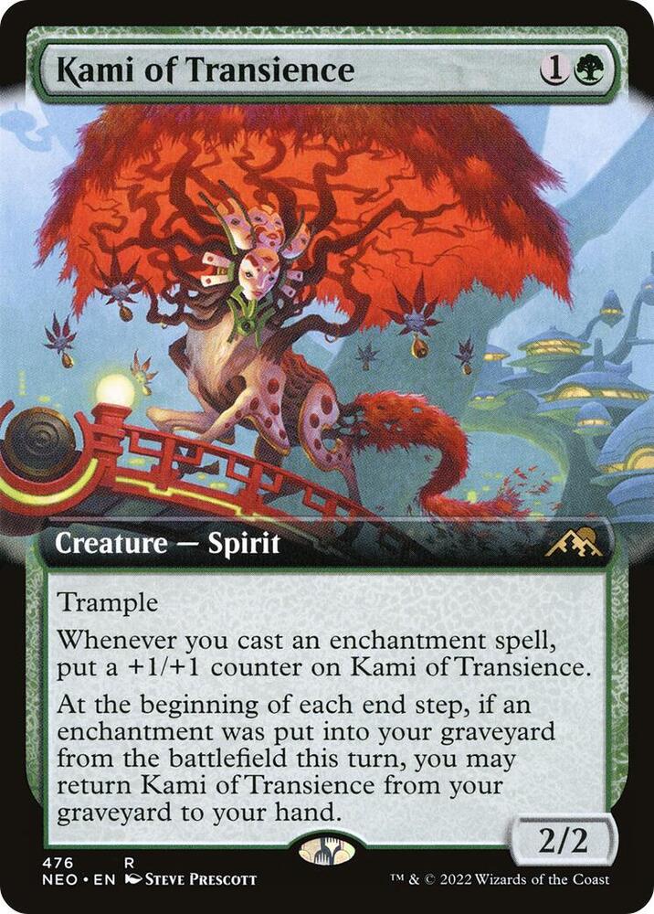 Kami of Transience (Extended Art) 476 card from Kamigawa: Neon Dynasty