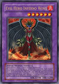 Evil Hero Inferno Wing GLAS-EN038 card from Gladiator's Assault