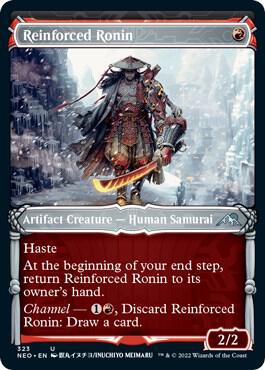 Reinforced Ronin (Showcase) 323 card from Kamigawa: Neon Dynasty