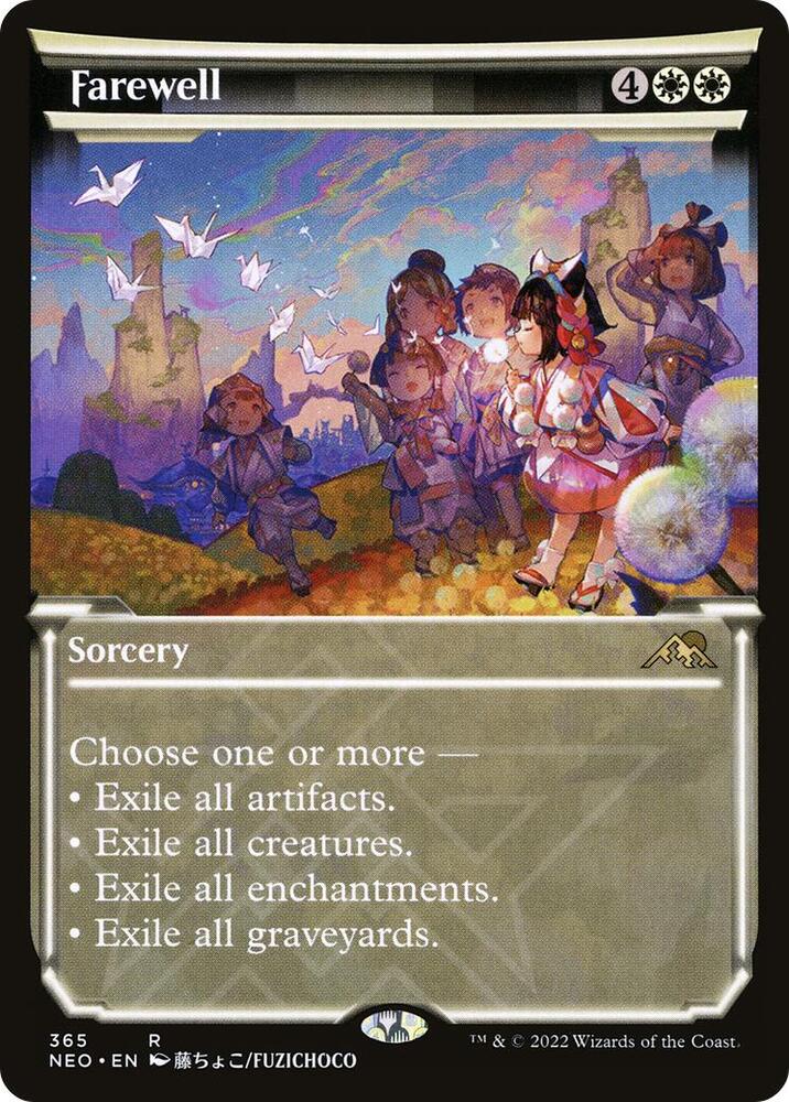 Farewell (Showcase) 365 card from Kamigawa: Neon Dynasty