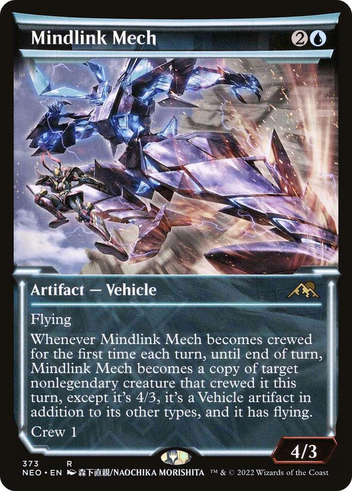 Mindlink Mech (Showcase) 373 card from Kamigawa: Neon Dynasty