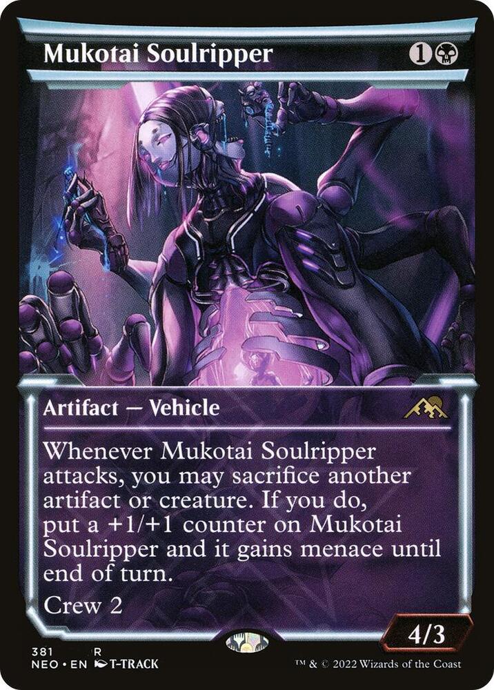 Mukotai Soulripper (Showcase) 381 card from Kamigawa: Neon Dynasty