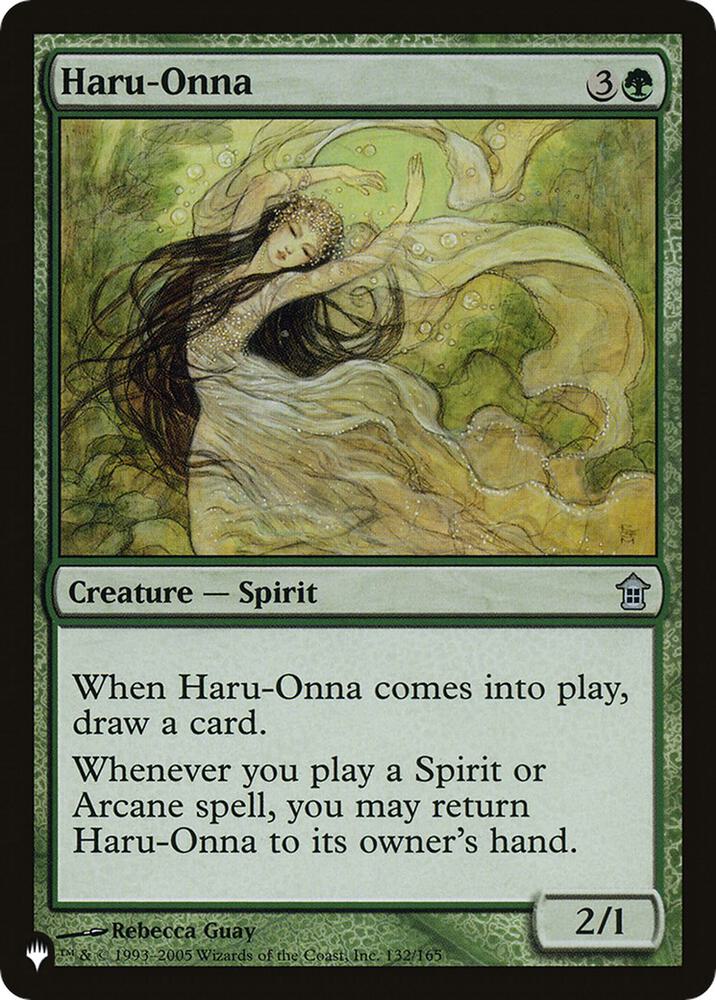 Haru-Onna 132/165 card from The List Reprints