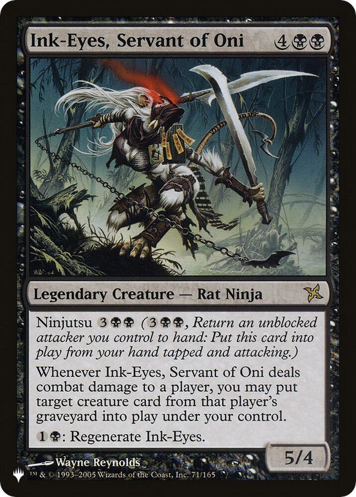 Ink-Eyes, Servant of Oni 71/165 card from The List Reprints