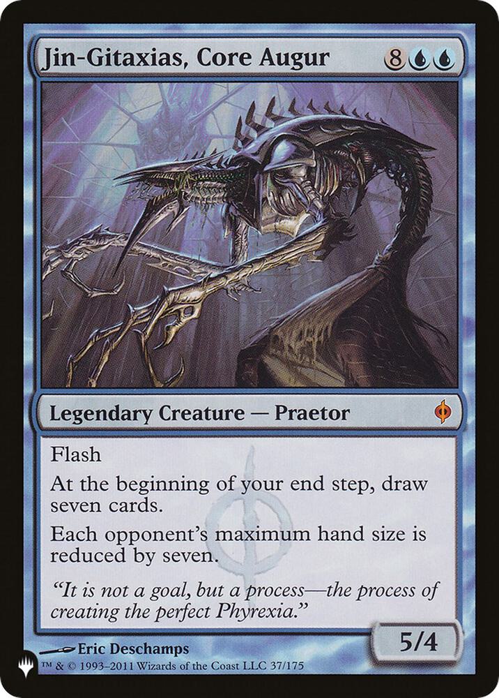 Jin-Gitaxias, Core Augur 37/175 card from The List Reprints
