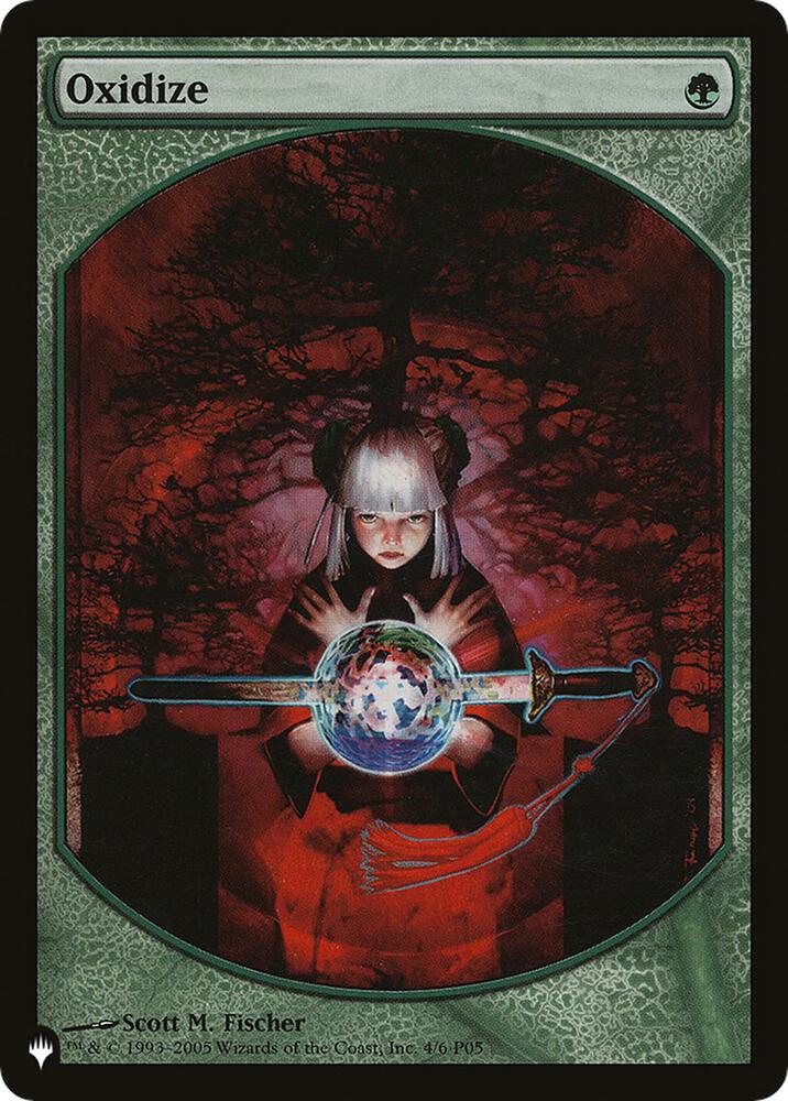 Oxidize 6-Apr card from The List Reprints