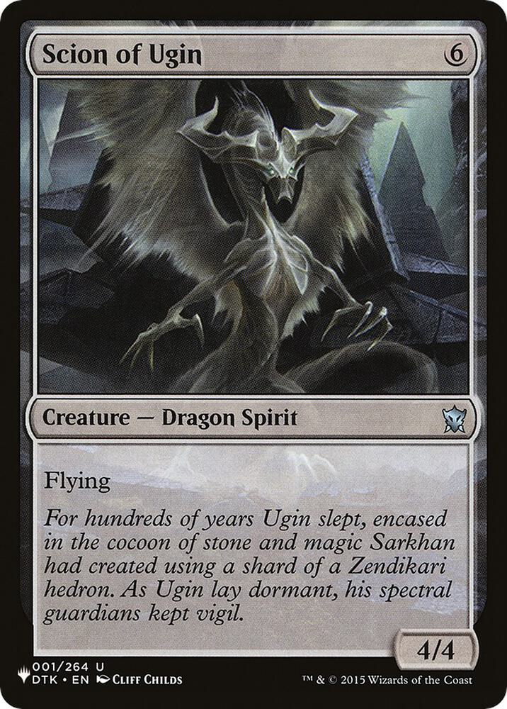 Scion of Ugin 001/264 card from The List Reprints