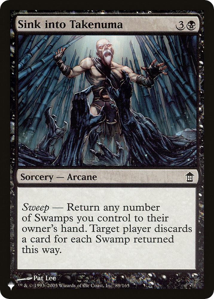 Sink into Takenuma 89/165 card from The List Reprints