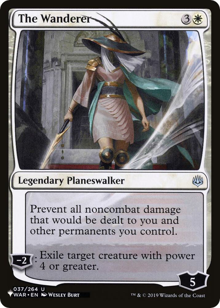 The Wanderer 037/264 card from The List Reprints