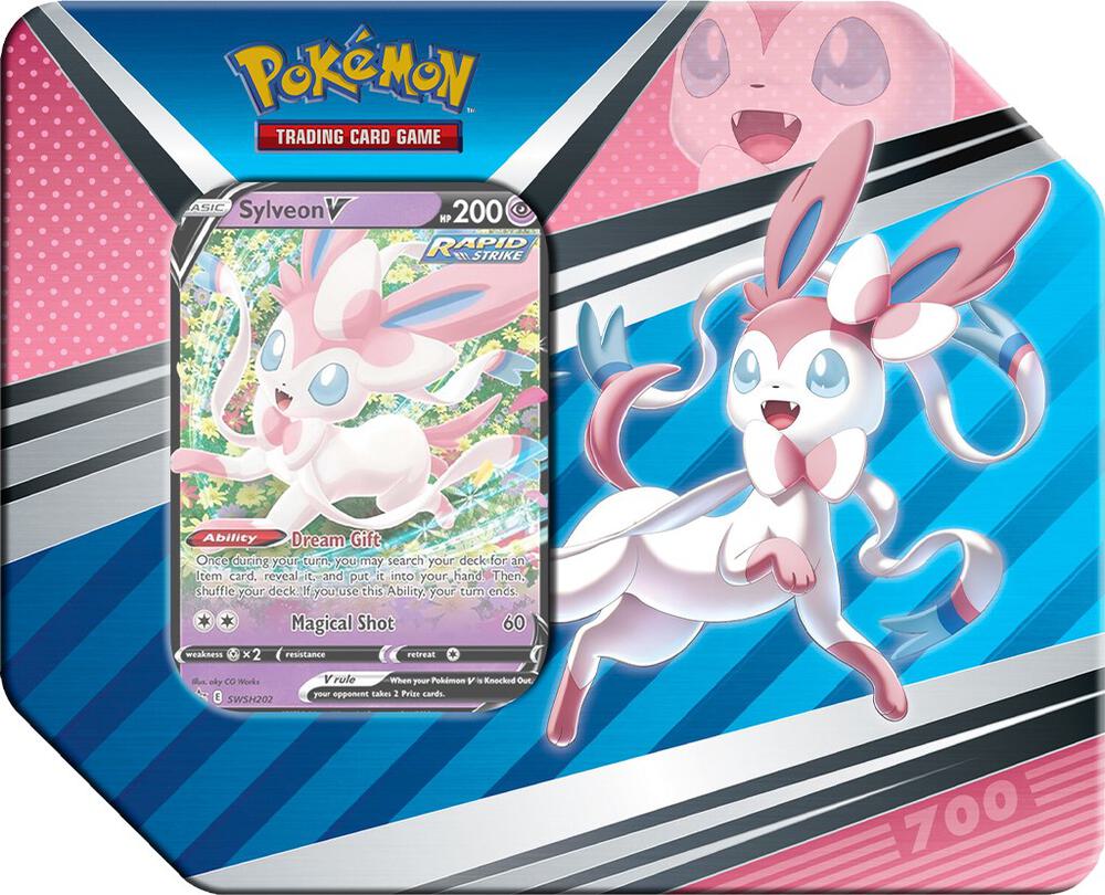 V Heroes Tin [Sylveon V] card from Miscellaneous Cards & Products