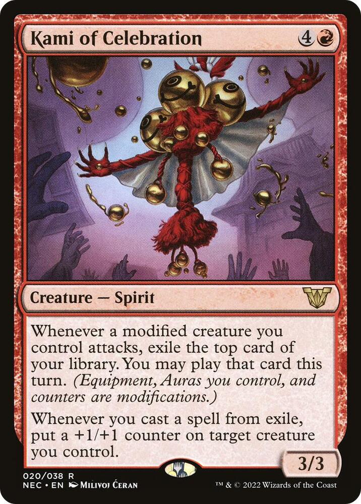 Kami of Celebration 20 card from Commander: Kamigawa: Neon Dynasty