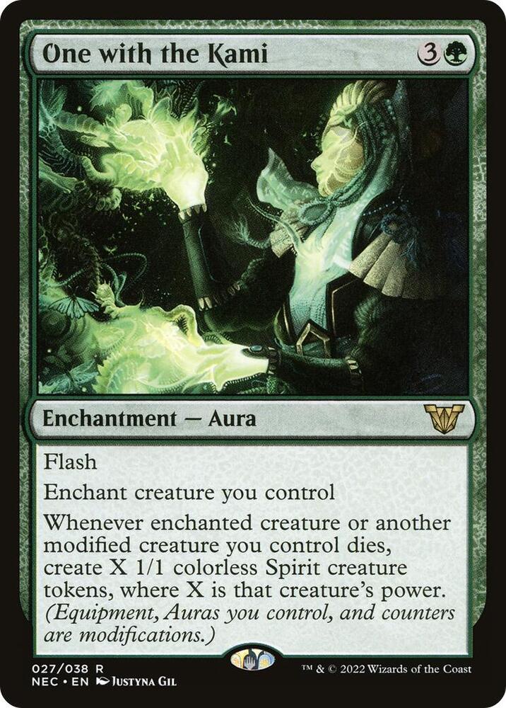 One with the Kami 27 card from Commander: Kamigawa: Neon Dynasty
