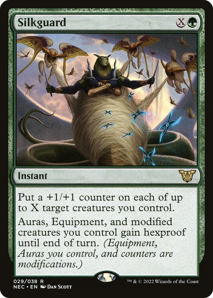 Silkguard 29 card from Commander: Kamigawa: Neon Dynasty