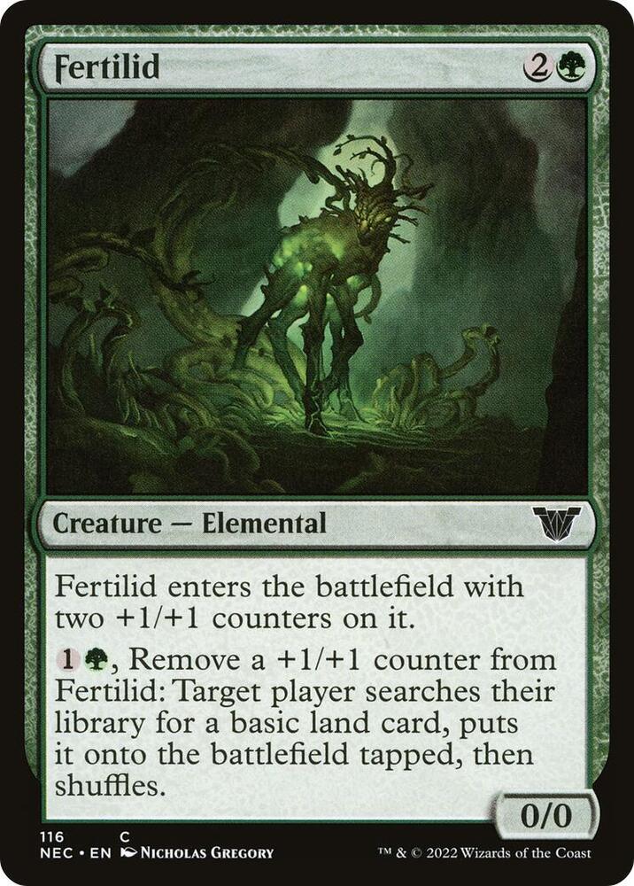 Fertilid 116 card from Commander: Kamigawa: Neon Dynasty