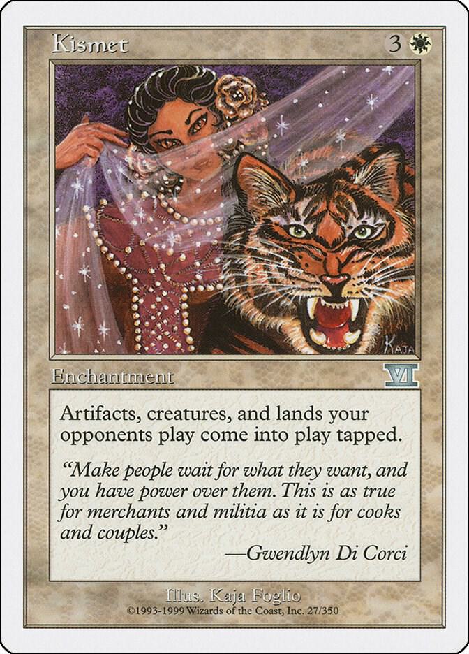 Kismet 27 card from Classic Sixth Edition