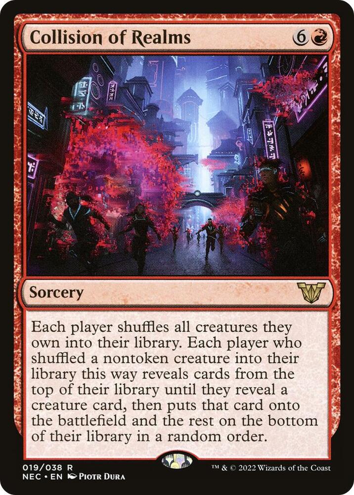Collision of Realms 19 card from Commander: Kamigawa: Neon Dynasty