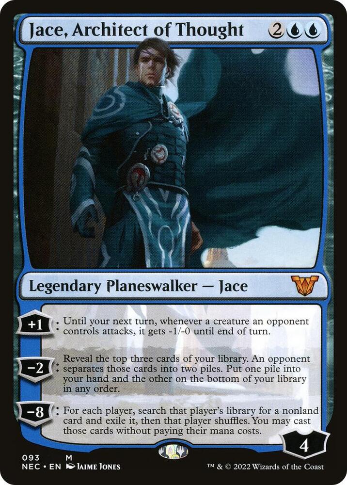 Jace, Architect of Thought 93 card from Commander: Kamigawa: Neon Dynasty