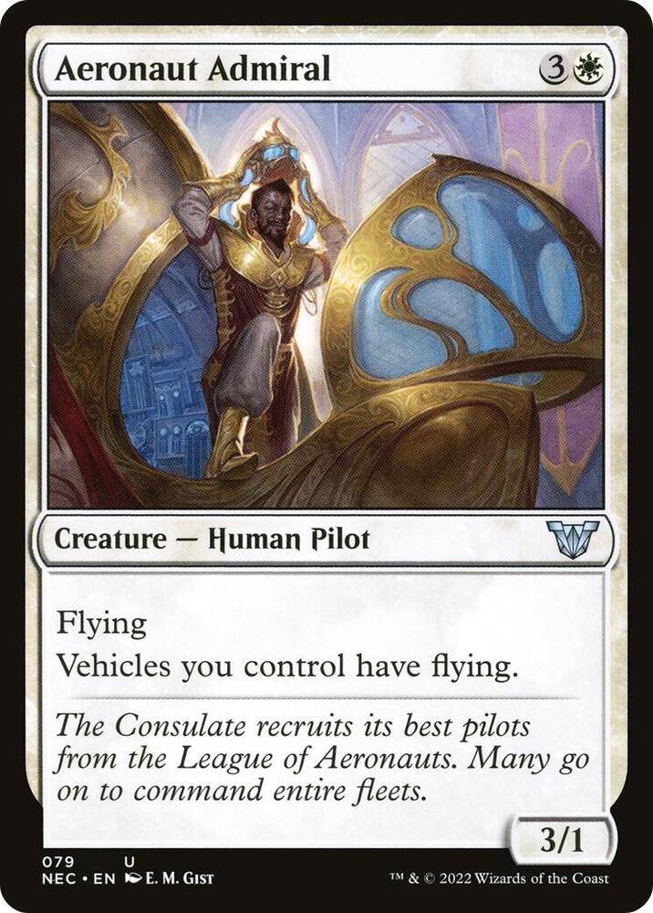 Aeronaut Admiral 79 card from Commander: Kamigawa: Neon Dynasty