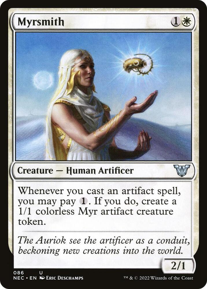 Myrsmith 86 card from Commander: Kamigawa: Neon Dynasty