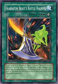 Gladiator Beast's Battle Halberd GLAS-EN055 card from Gladiator's Assault