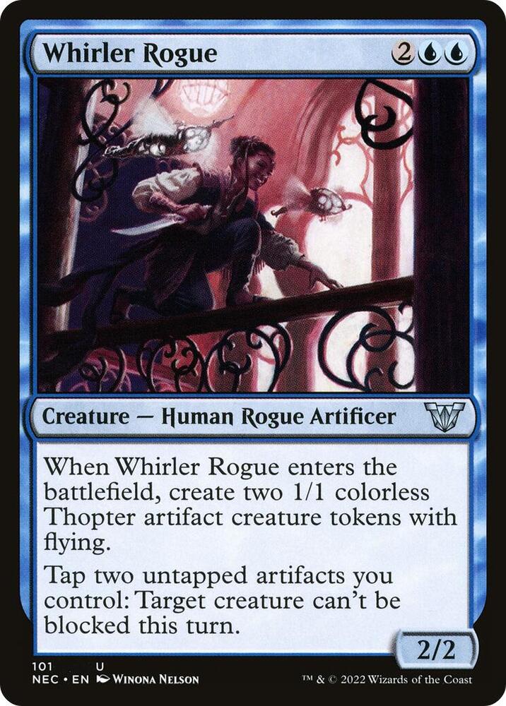 Whirler Rogue 101 card from Commander: Kamigawa: Neon Dynasty