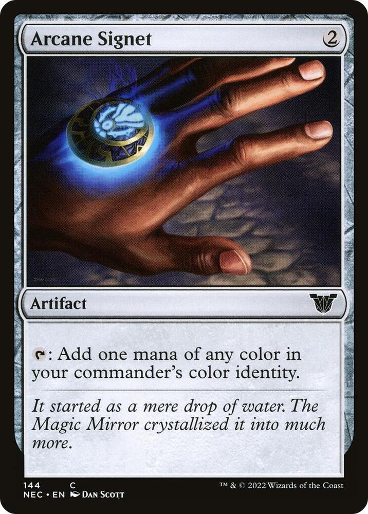 Arcane Signet 144 card from Commander: Kamigawa: Neon Dynasty