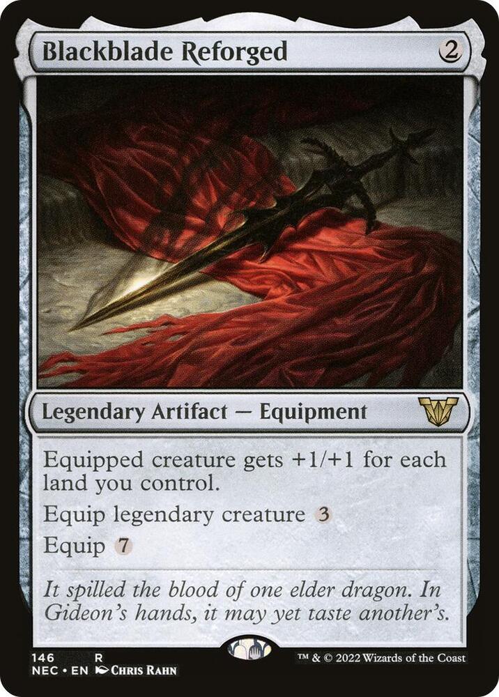 Blackblade Reforged 146 card from Commander: Kamigawa: Neon Dynasty