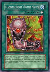 Gladiator Beast's Battle Manica GLAS-EN057 card from Gladiator's Assault