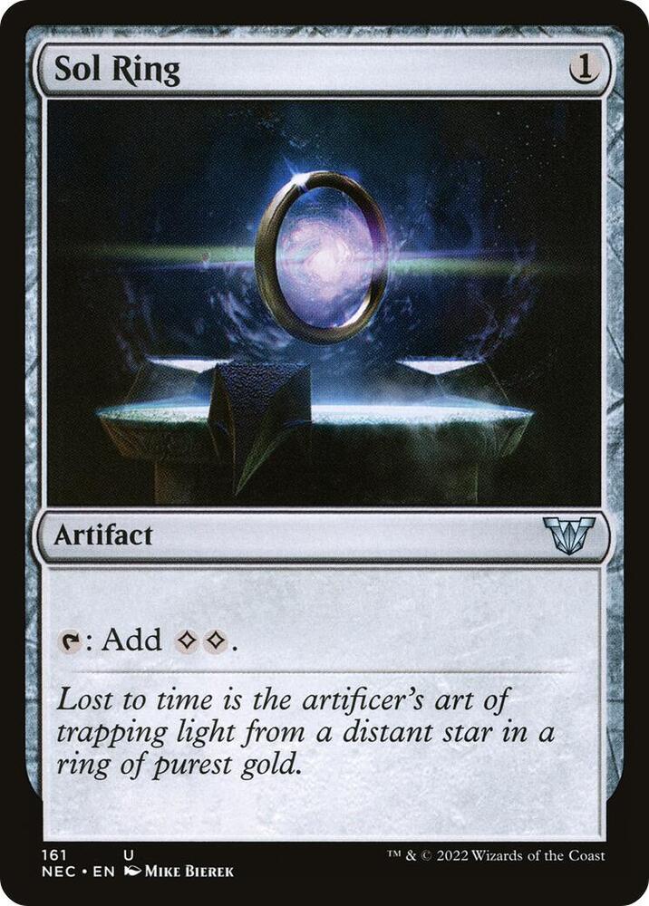 Sol Ring 161 card from Commander: Kamigawa: Neon Dynasty