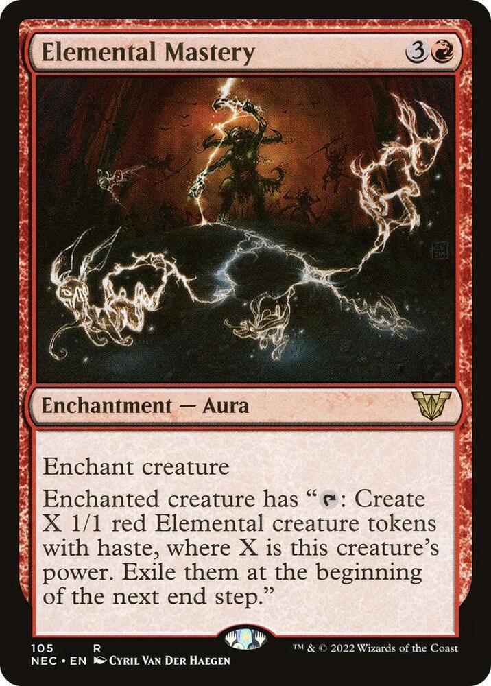 Elemental Mastery 105 card from Commander: Kamigawa: Neon Dynasty