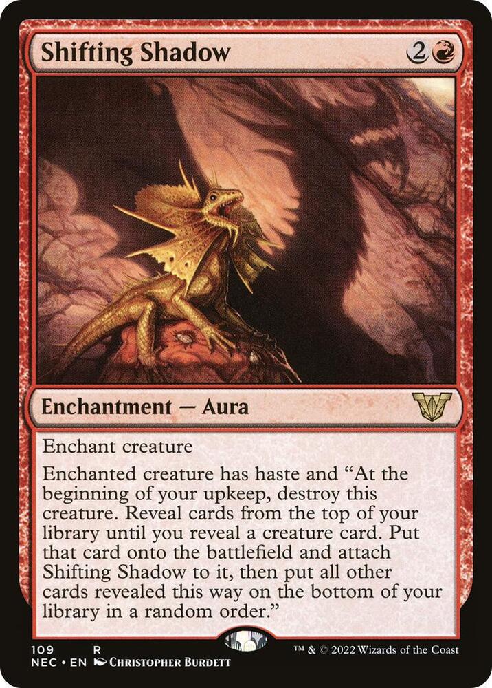 Shifting Shadow 109 card from Commander: Kamigawa: Neon Dynasty