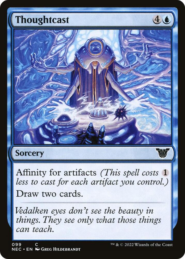 Thoughtcast 99 card from Commander: Kamigawa: Neon Dynasty